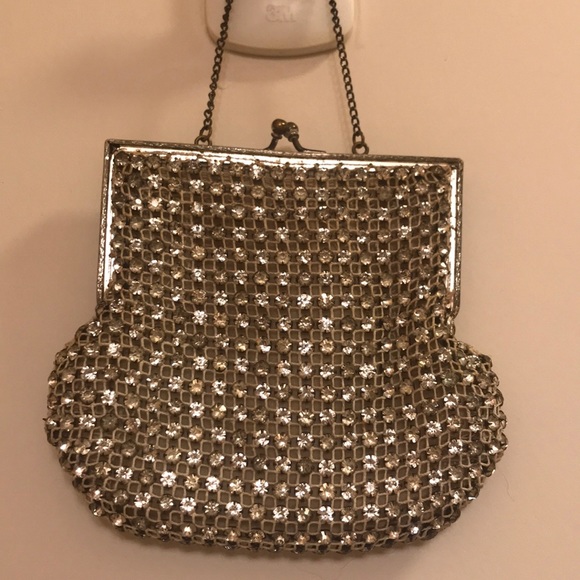 Handbags - PRICE DROP! Vintage rhinestone studded small purse